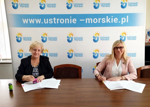 Gmina Ustronie Morskie - podpisanie umowy