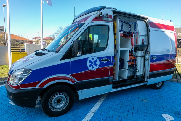Ambulans przekazany dla Ukrainy. 
