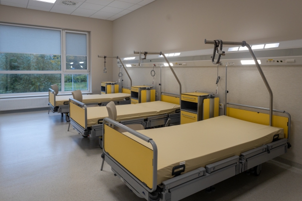 Nowe sale z łóżkami dla pacjentów 